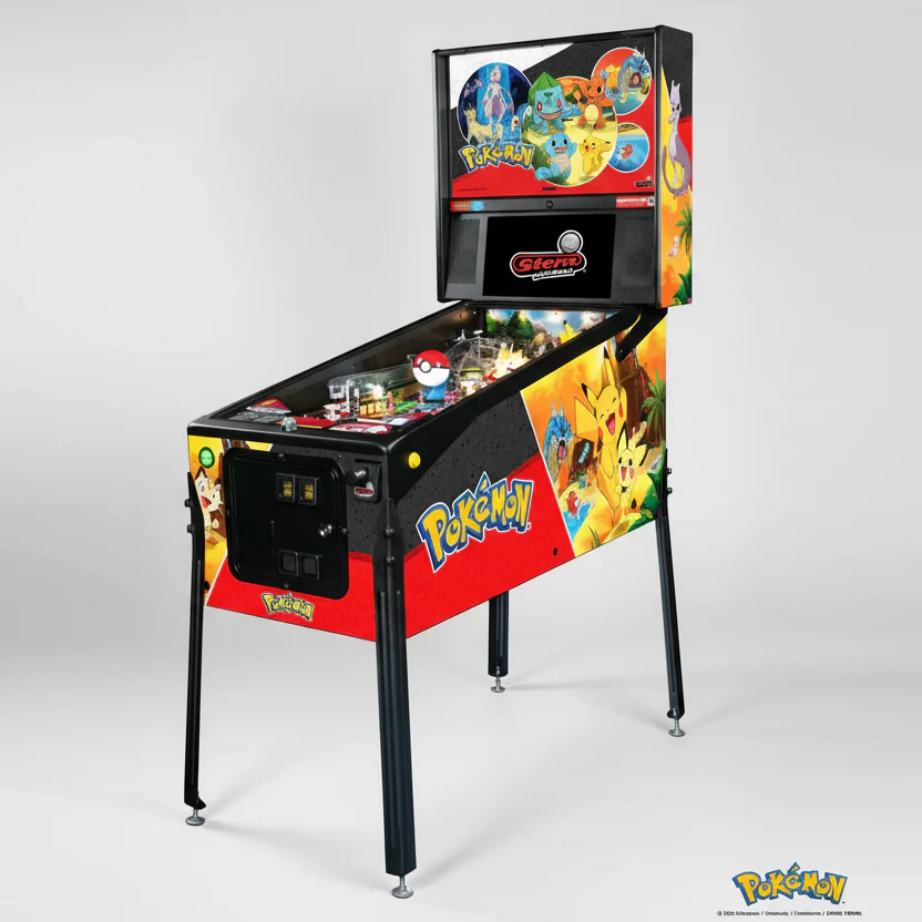 New and Vintage Pinball Machine Collection